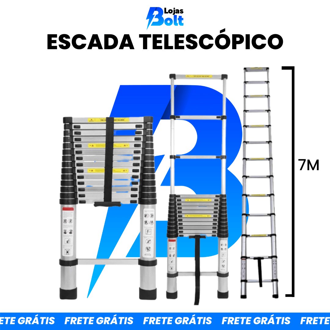 Escada Telescópio Multifuncional