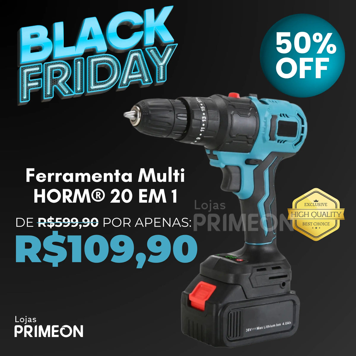 [OFETA de BLACK FRIDAY] Multi-Ferramentas ® 20 Ferramentas em 1 - COMPLETISSIMA